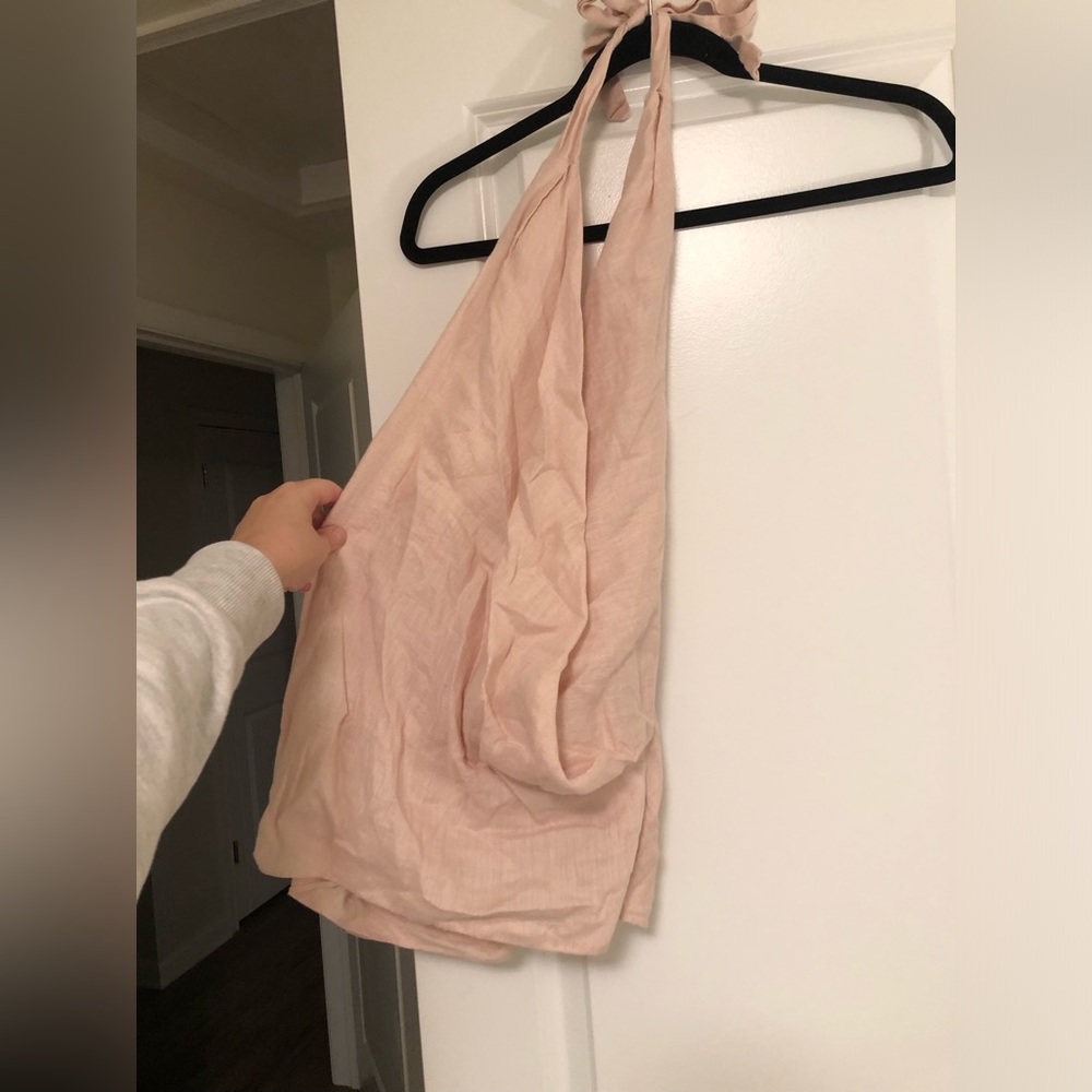 Aritzia Linen Martini Blouse